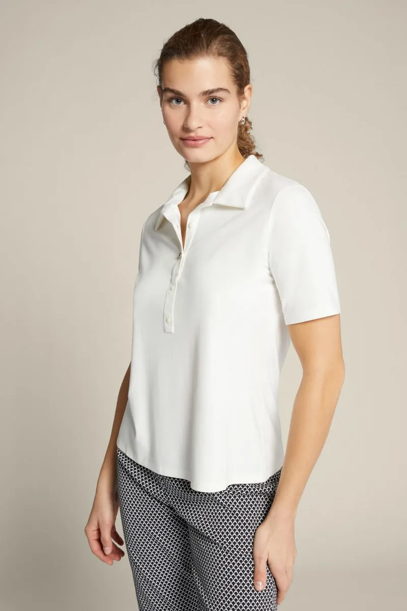 White Woman's Polo T-shirt