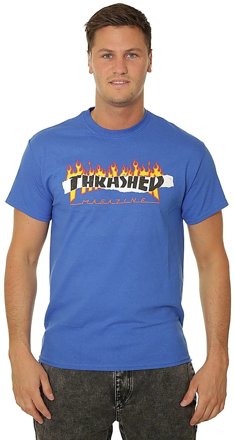 T-Shirt Thrasher Ripped - Royal Blue - men´s