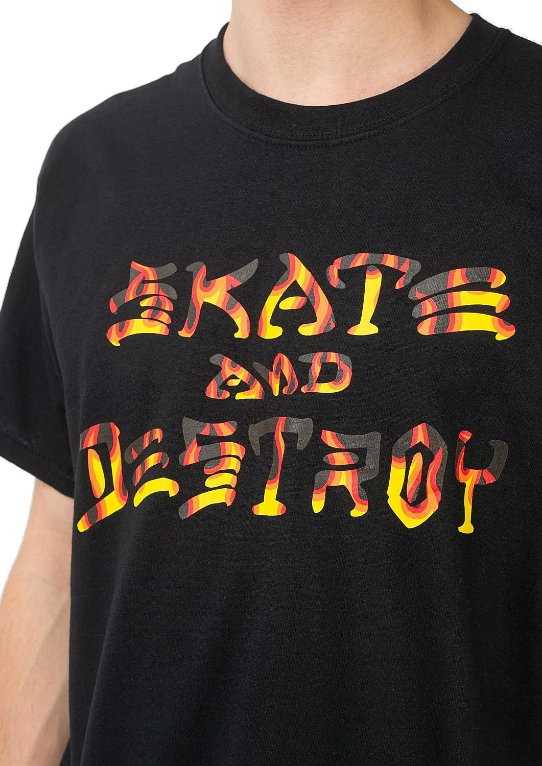 T-Shirt Thrasher Skate And Destroy BBQ - Black - men´s