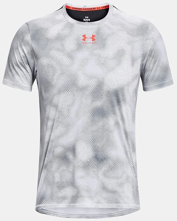 T-Shirt Under Armour Challenger Pro Training Printed - White/Beta - men´s