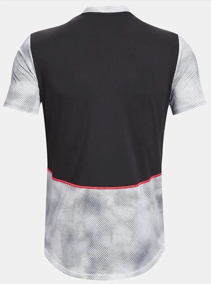 T-Shirt Under Armour Challenger Pro Training Printed - White/Beta - men´s