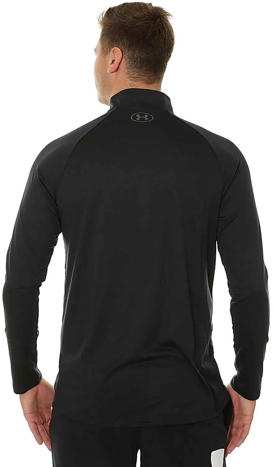 T-Shirt Under Armour Tech LS - 001/Black - men´s