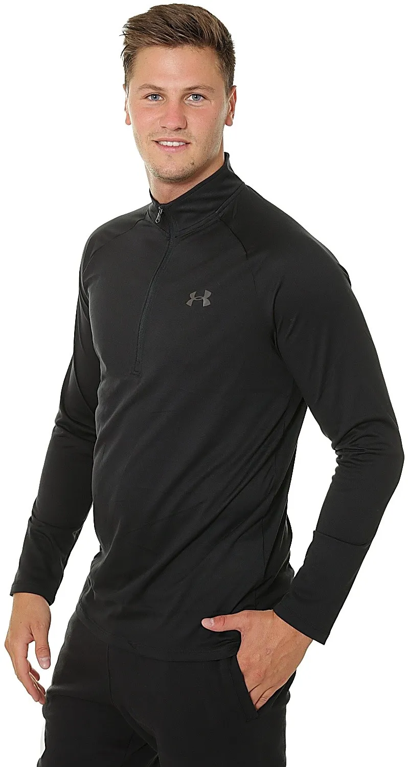 T-Shirt Under Armour Tech LS - 001/Black - men´s