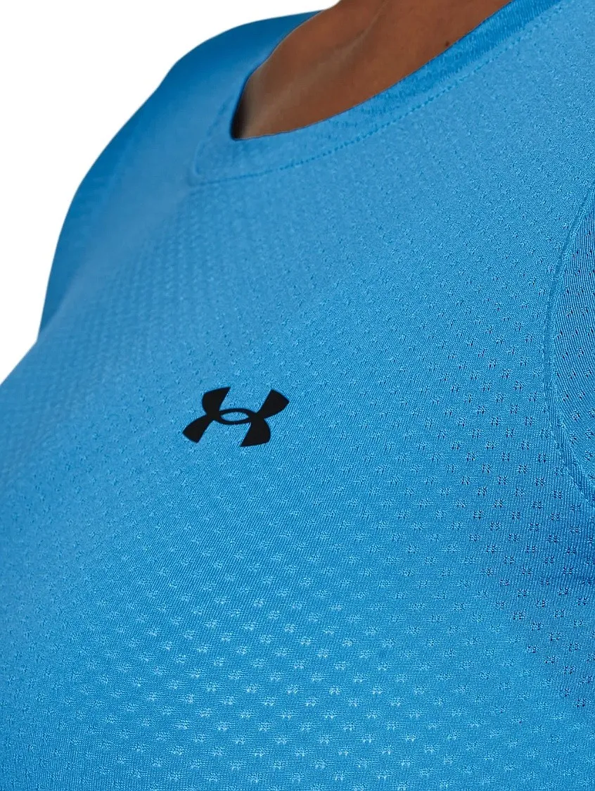 T-Shirt Under Armour Tech Mesh - Viral Blue/Black - women´s