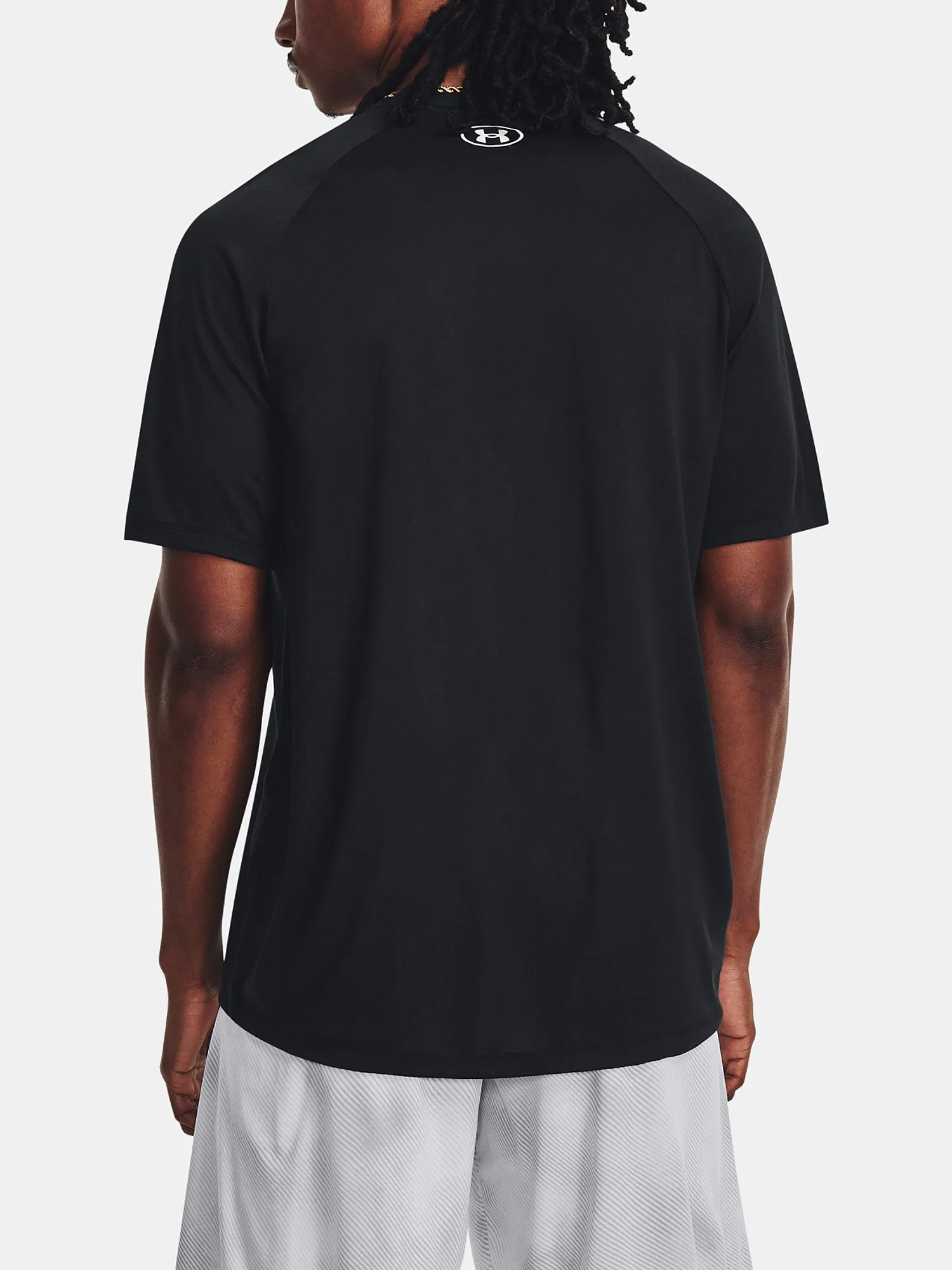 T-Shirt Under Armour Tech Print Fill - Black/White - men´s