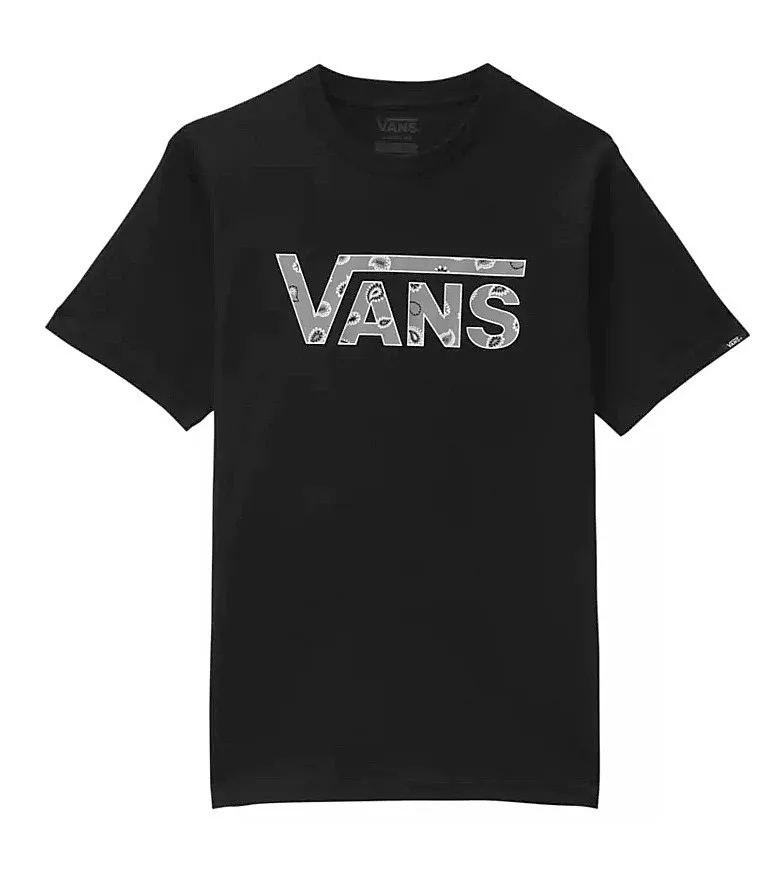 T-Shirt Vans Classic Logo Fill - Black/Frost Grey - boy´s