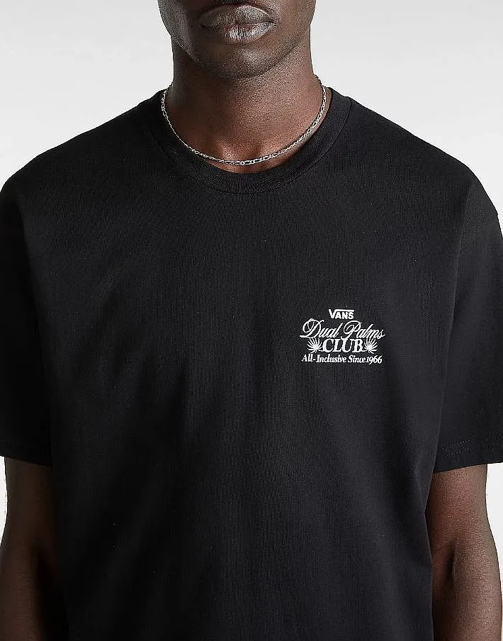 T-Shirt Vans Dual Palms Club - Black - men´s