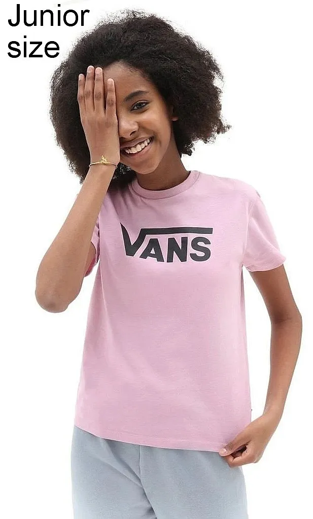 T-Shirt Vans Flying V Crew - Flying V Lilas - girl´s