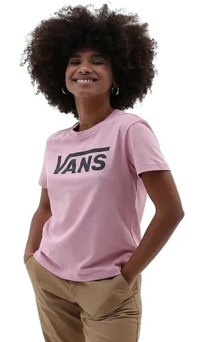 T-Shirt Vans Flying V Crew - Flying V Lilas - women´s