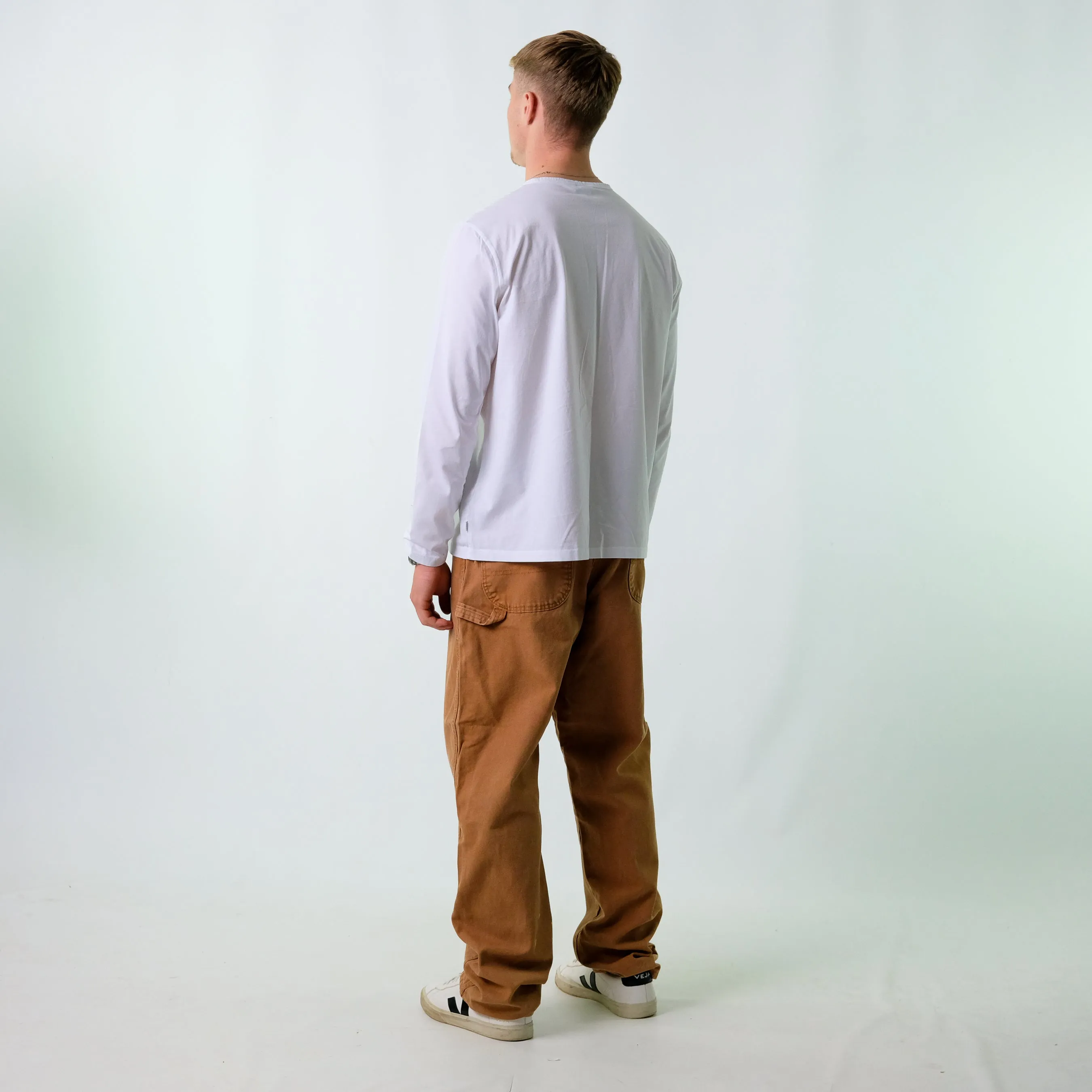 Tan y2ks Dickies Canvas Carpenter Jeans Baggy Pants (36x32)