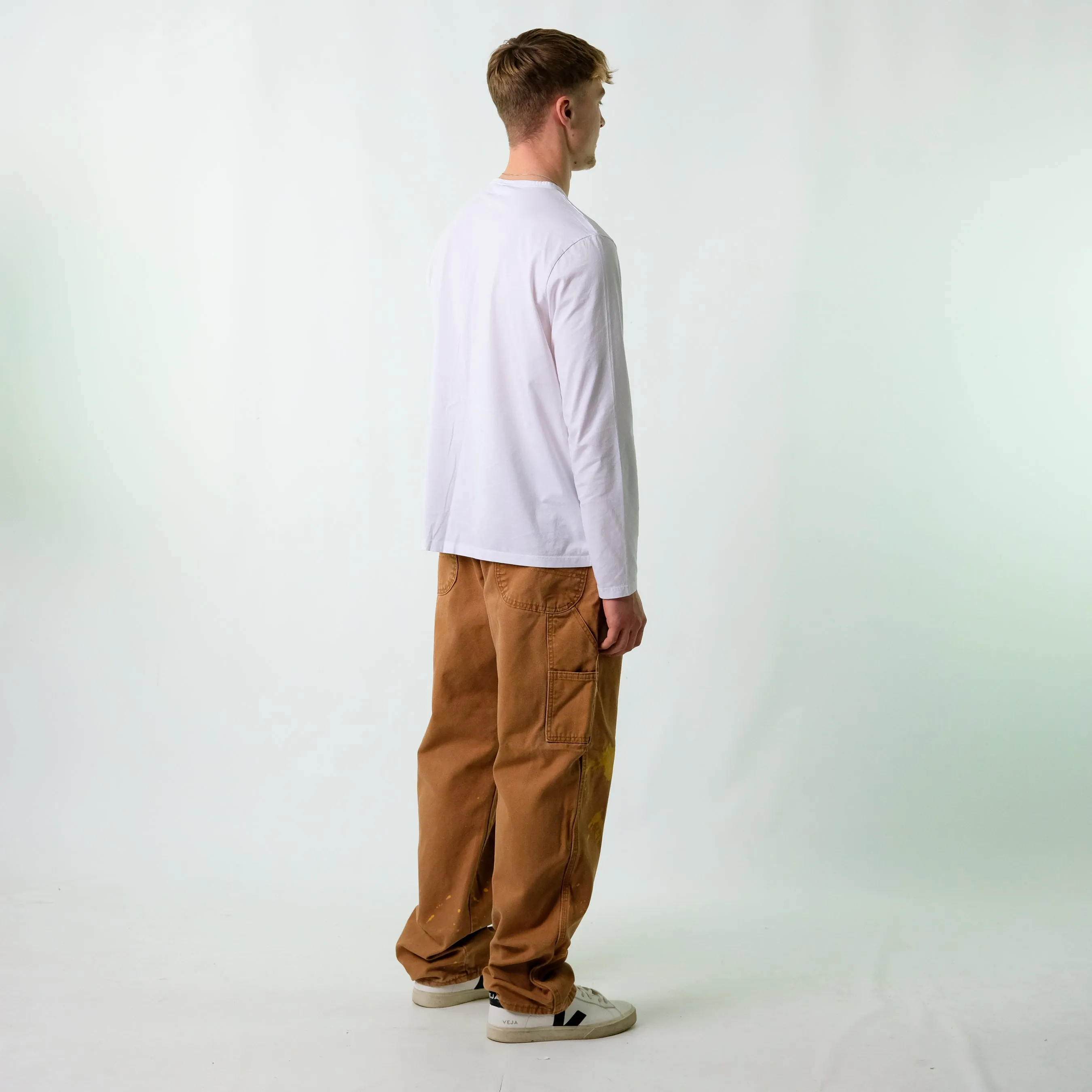 Tan y2ks Dickies Canvas Carpenter Jeans Baggy Pants (36x32)