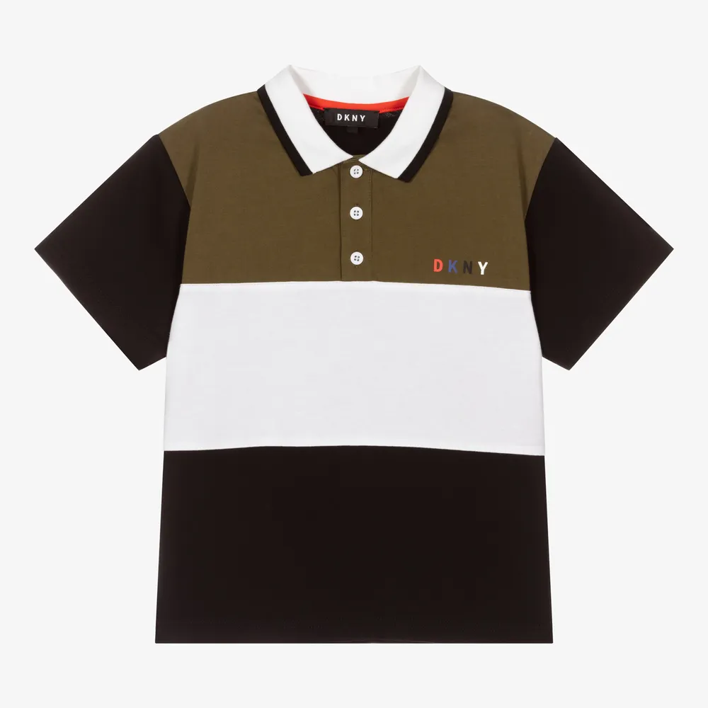 Teen Boys Black Polo Shirt