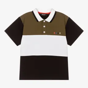 Teen Boys Black Polo Shirt