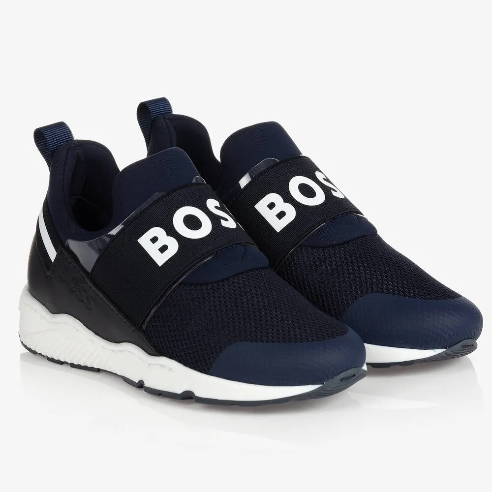 Teen Boys Navy Blue Trainers