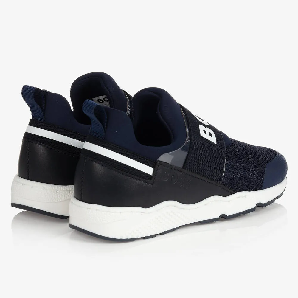 Teen Boys Navy Blue Trainers