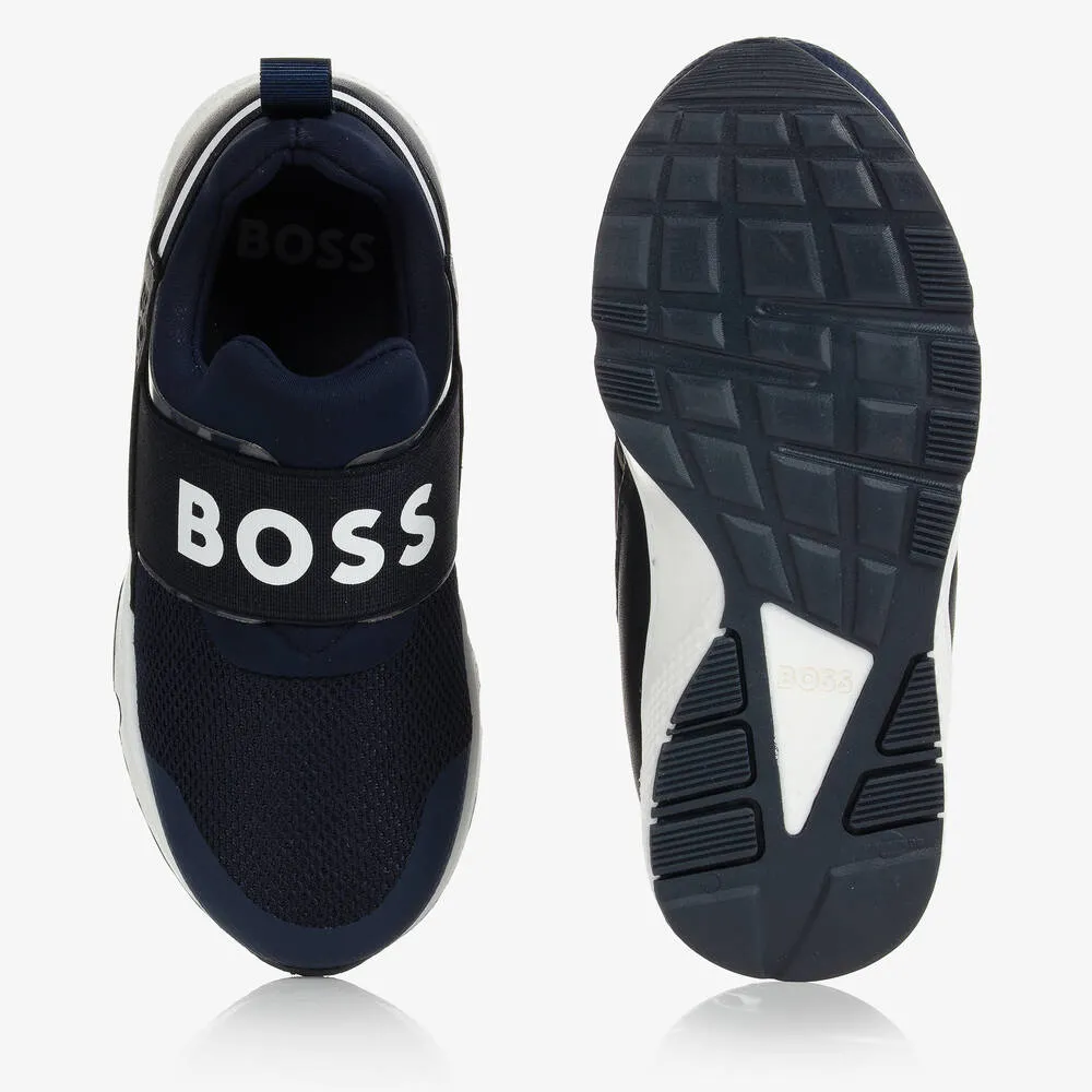 Teen Boys Navy Blue Trainers