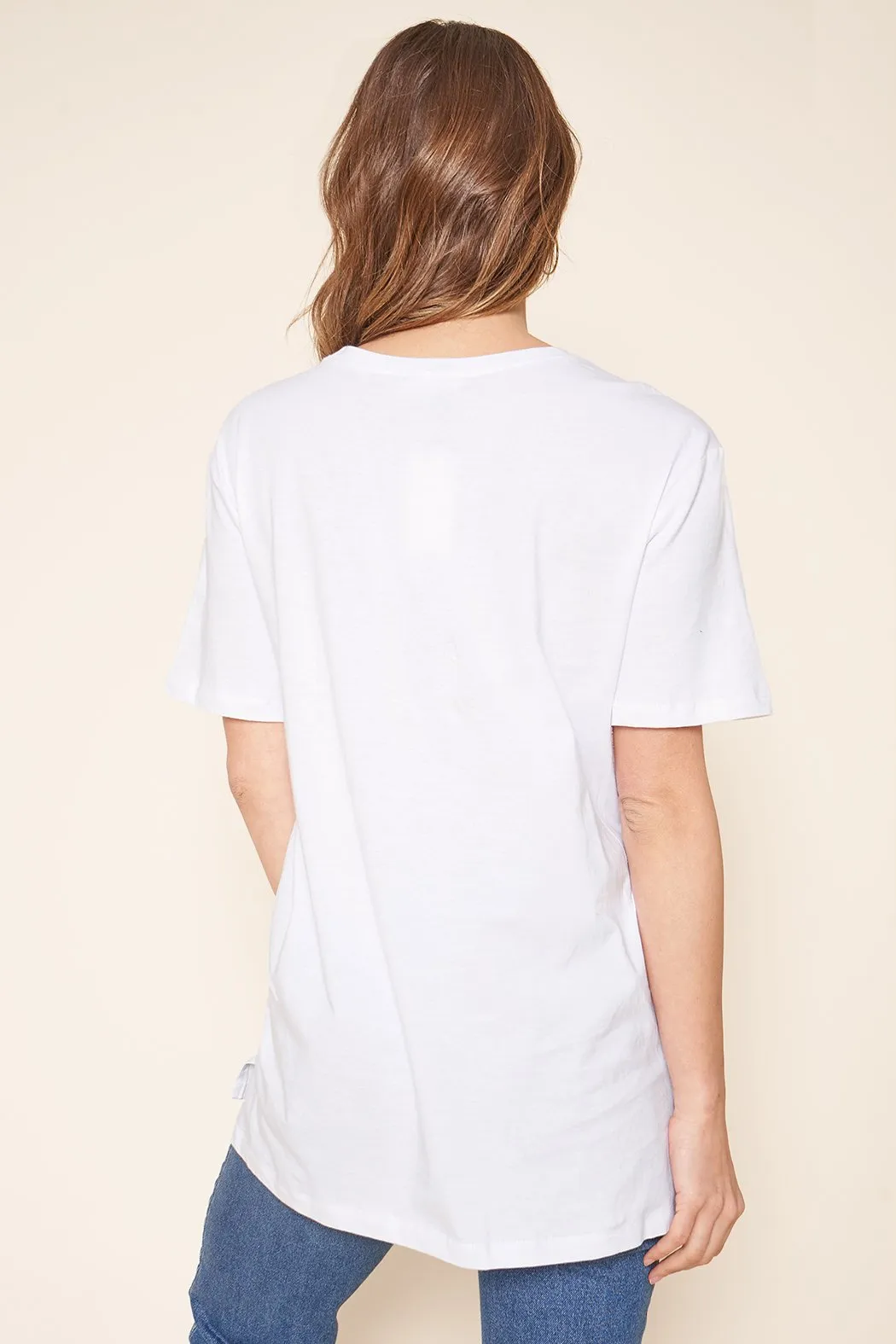 The Boyfriend Cotton Knit T Shirt