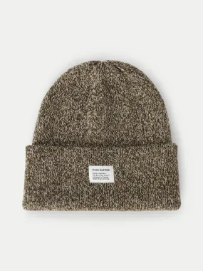 The Cotton Knit Beanie in Olive