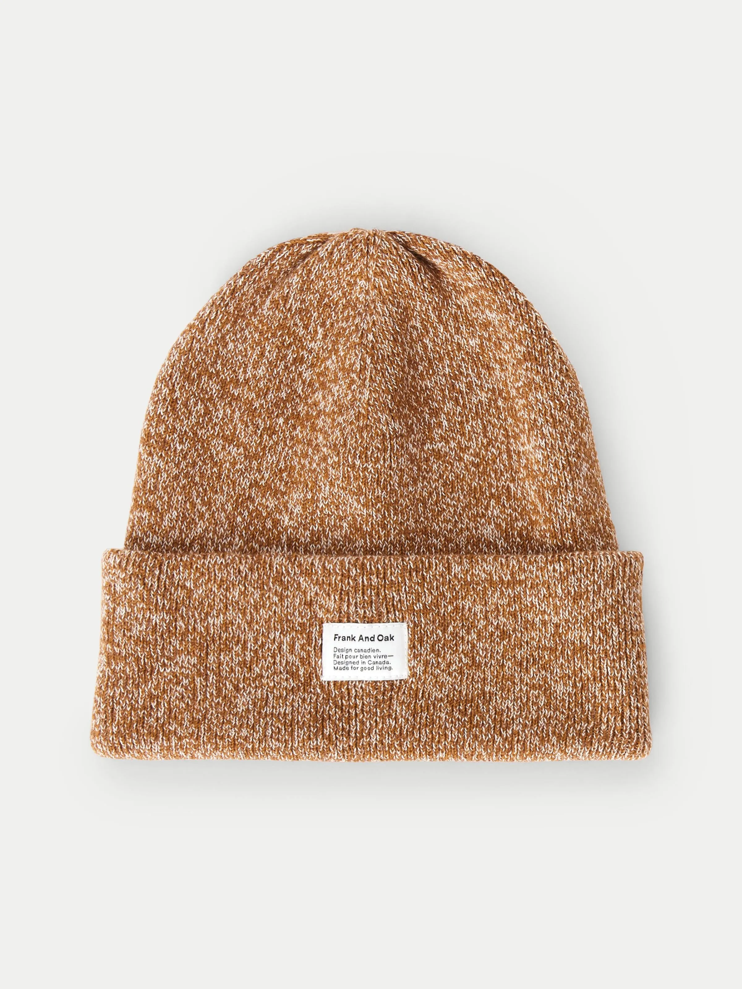 The Cotton Knit Beanie in Pumpkin Spice