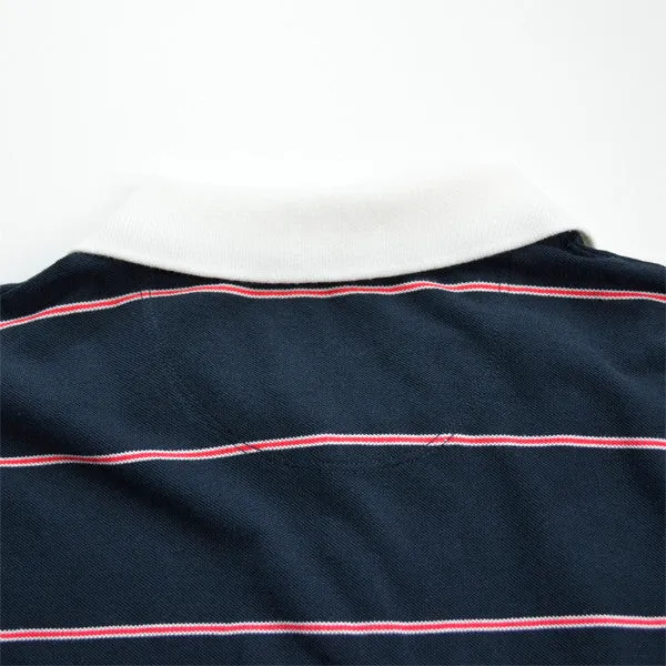 Blue Nights Micro Trad Stripe Pocket Polo