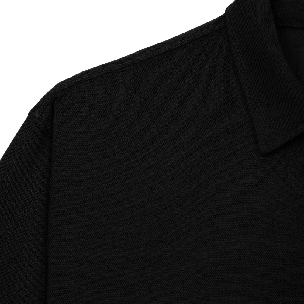 TIRED GOLF POLO // BLACK