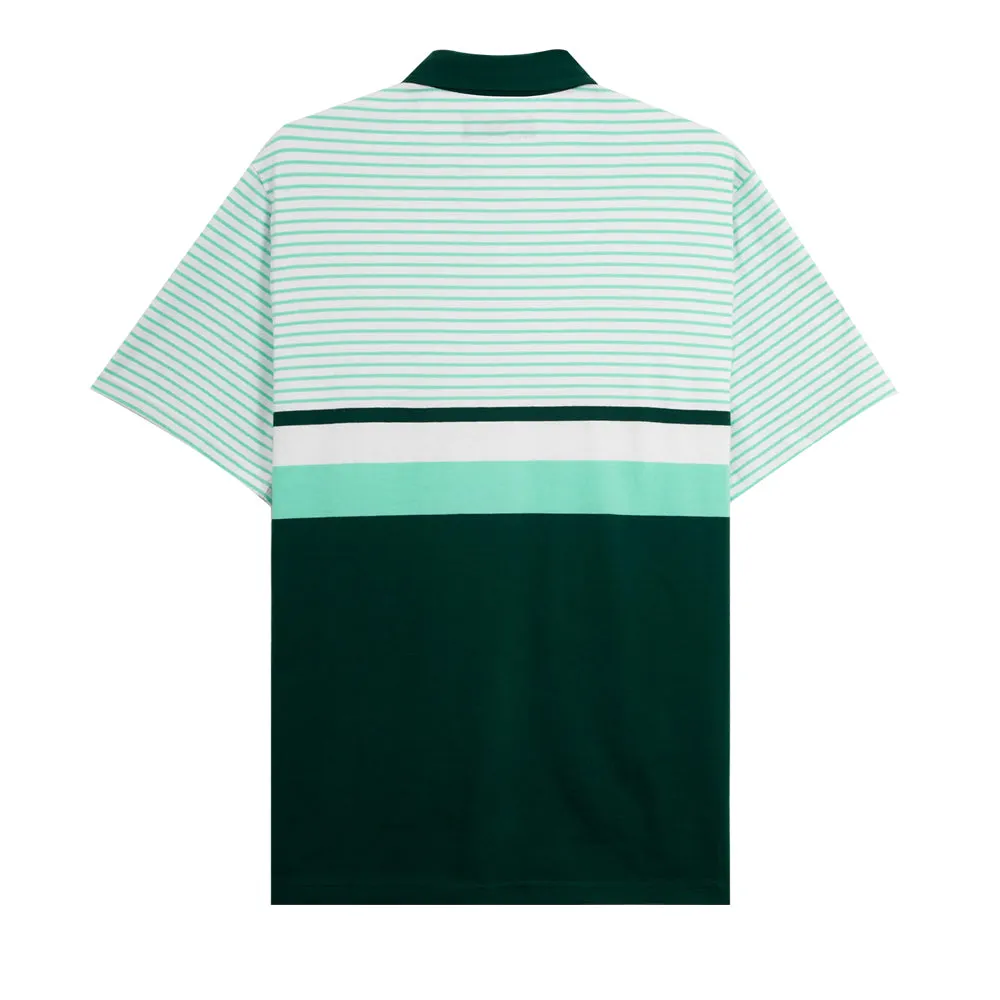 TIRED SUMMER POLO (ORGANIC) // WHITE/ BLUE