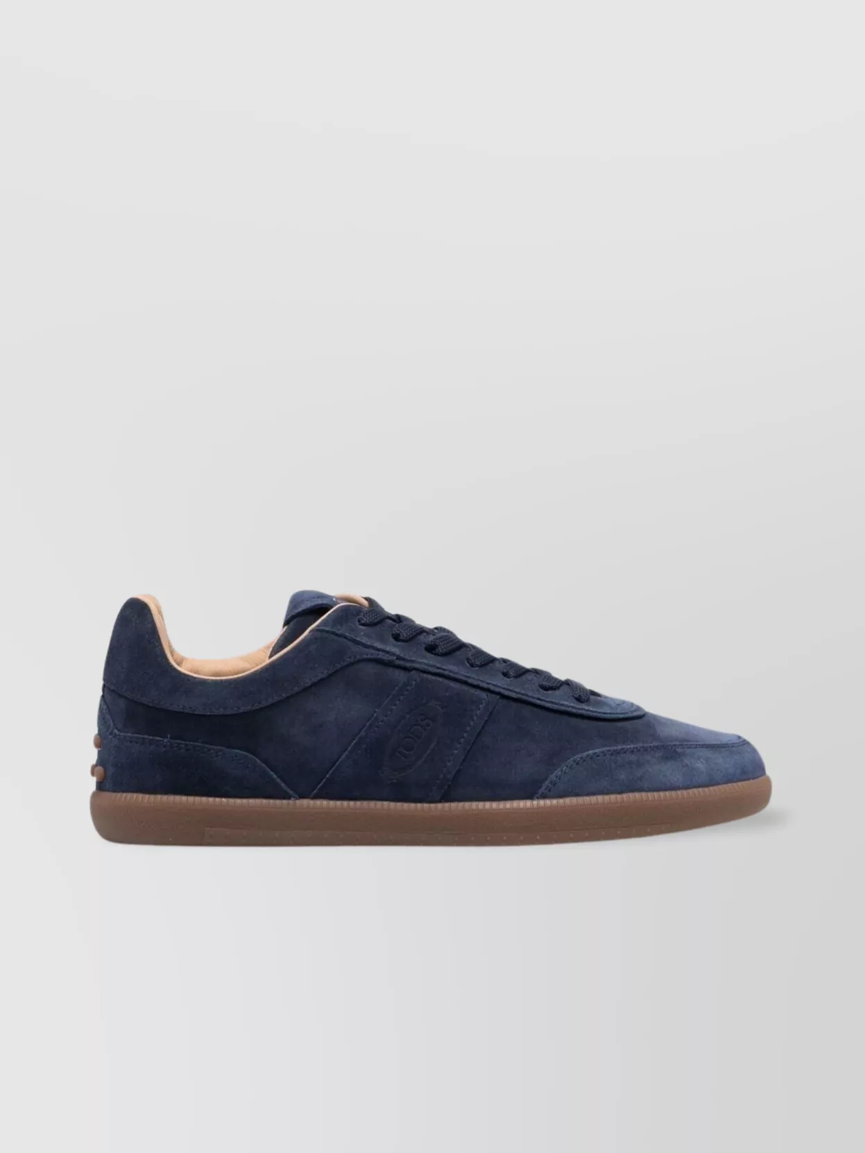 Tod's   Panelled leather sneakers rubber sole