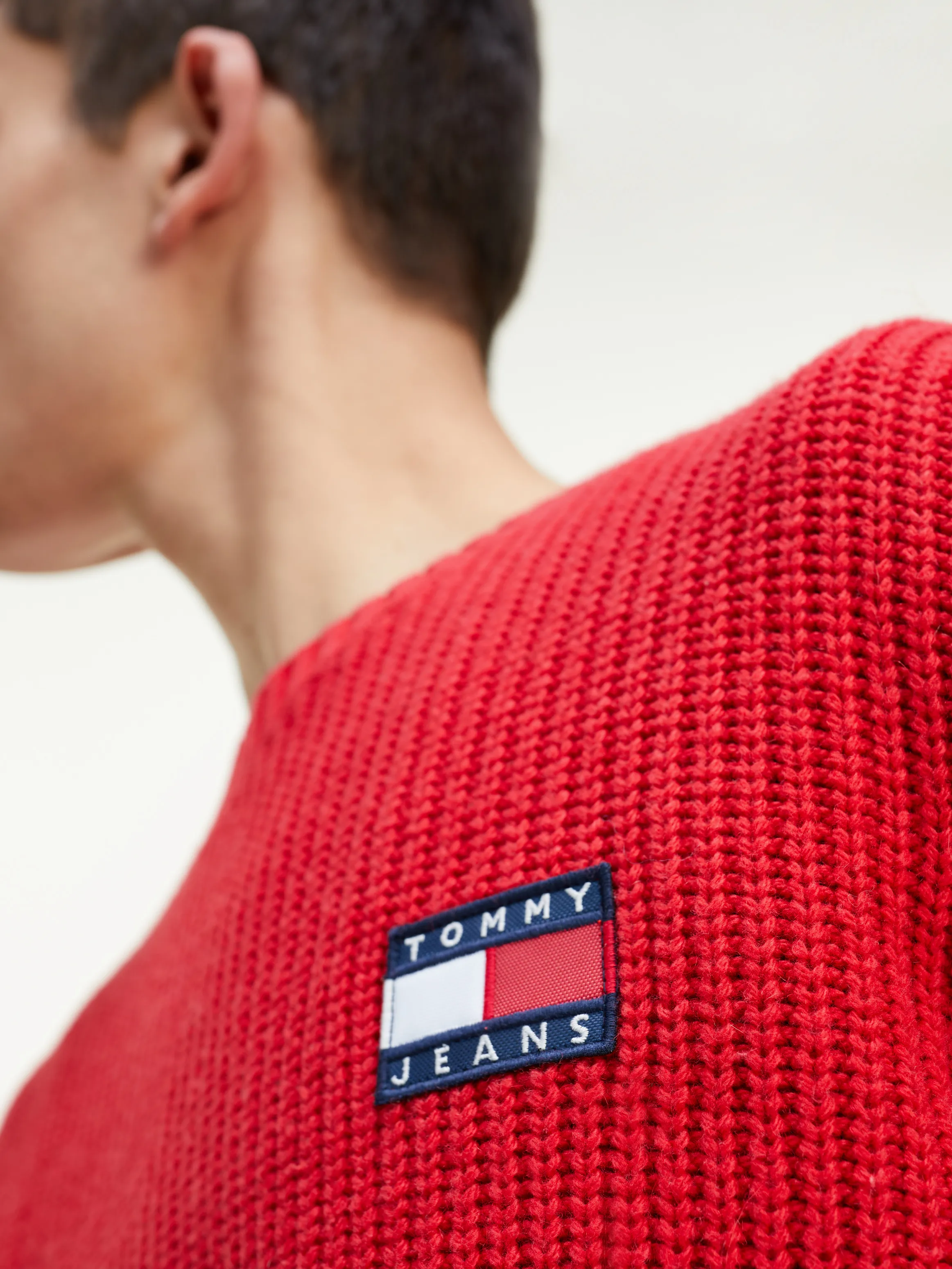 Tommy Hilfiger Ribbed Knit Jumper | Shop Jumpers | Tommy Badge Collection