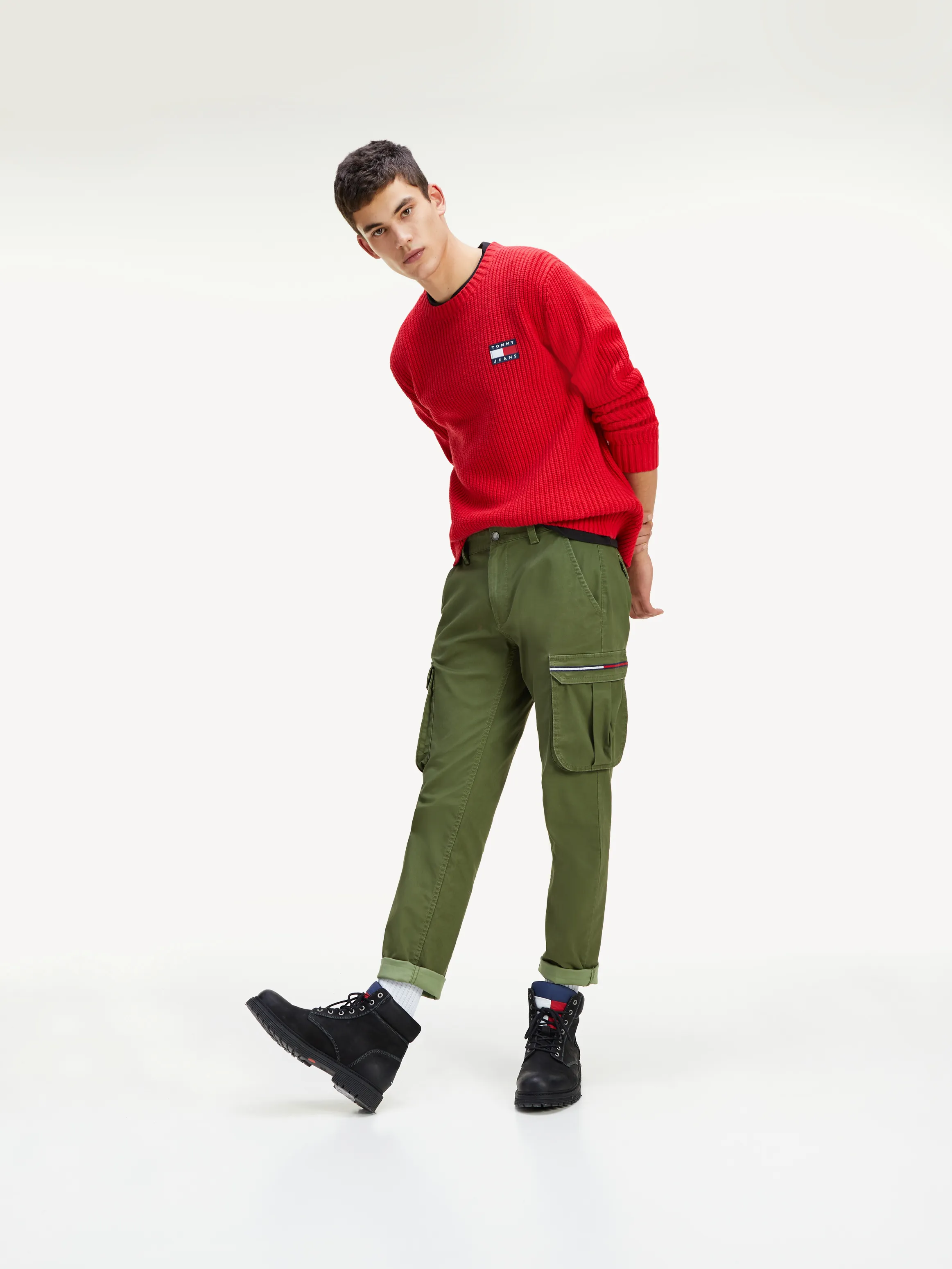 Tommy Hilfiger Ribbed Knit Jumper | Shop Jumpers | Tommy Badge Collection