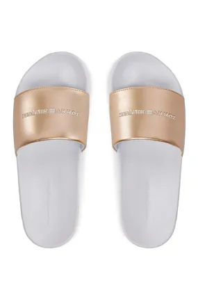 Tommy Hilfiger Gold Logo Women's Slides