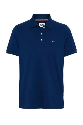 Navy Tommy Hilfiger Women Slim Fit Polo