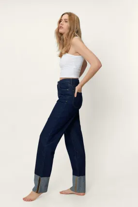 Turn Up Cuff Boyfriend Jeans