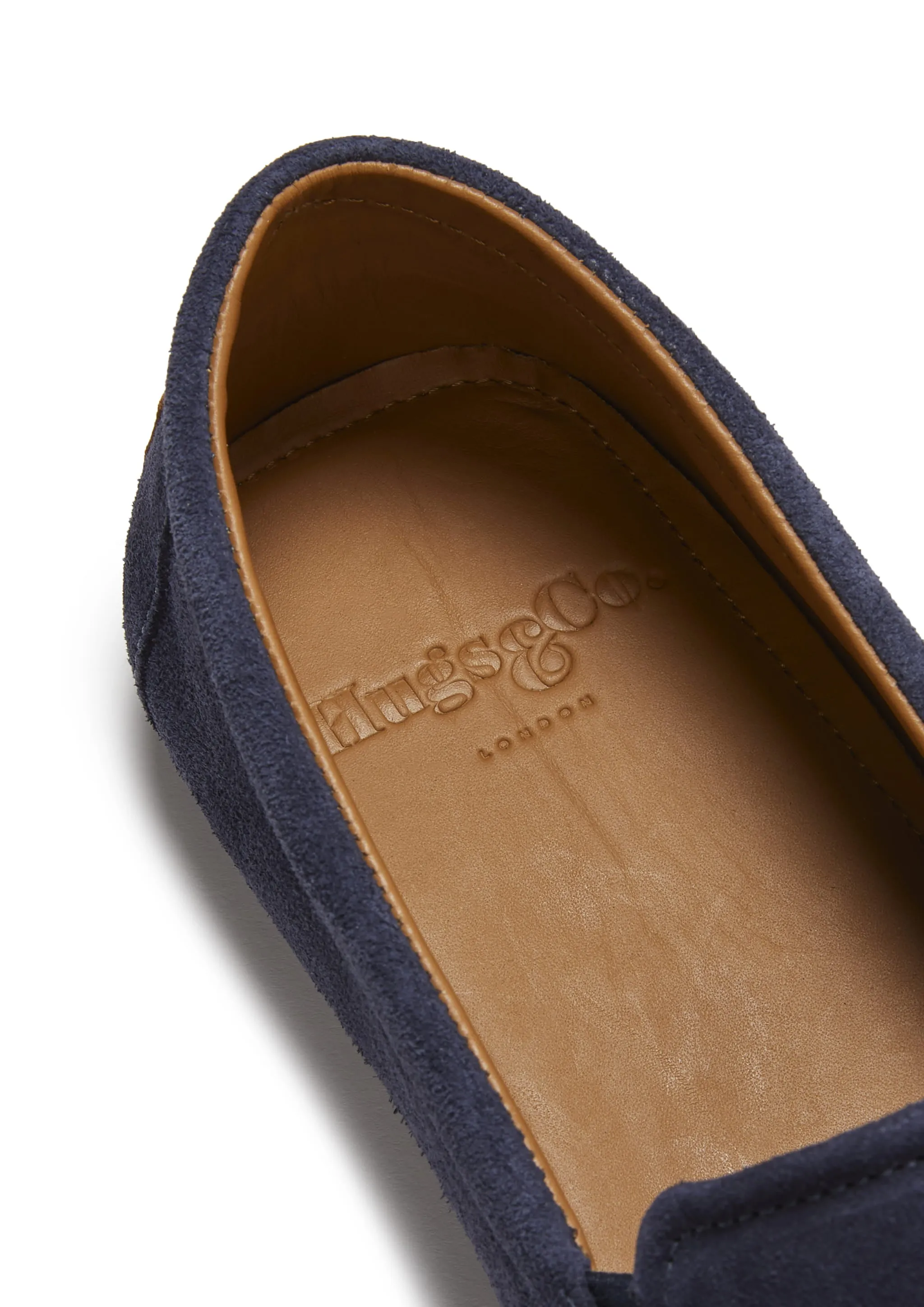 Tyre Sole Espadrilles, navy blue suede