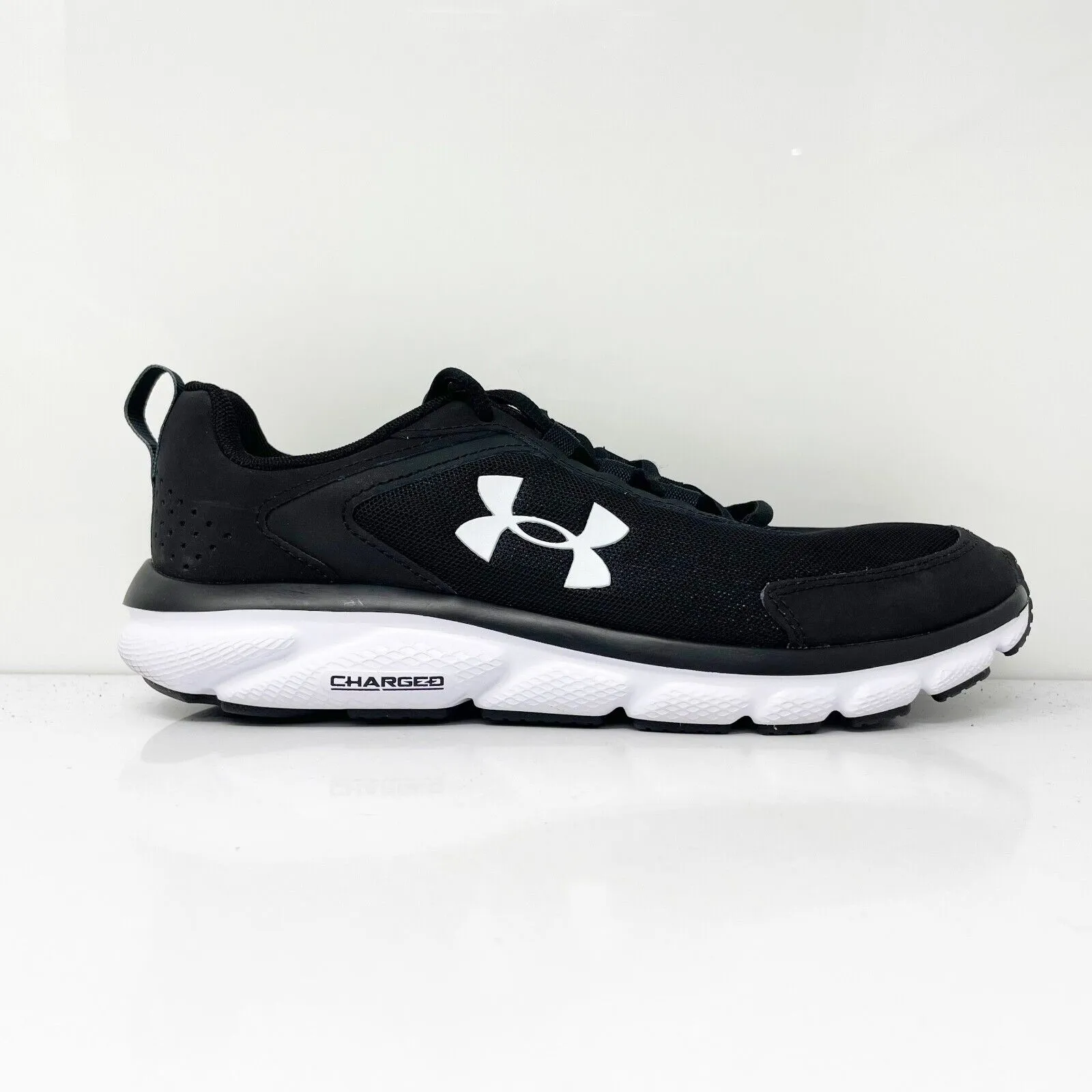 Under Armour Mens Assert 9 3024591-001 Black Running Shoes Sneakers Size 8.5