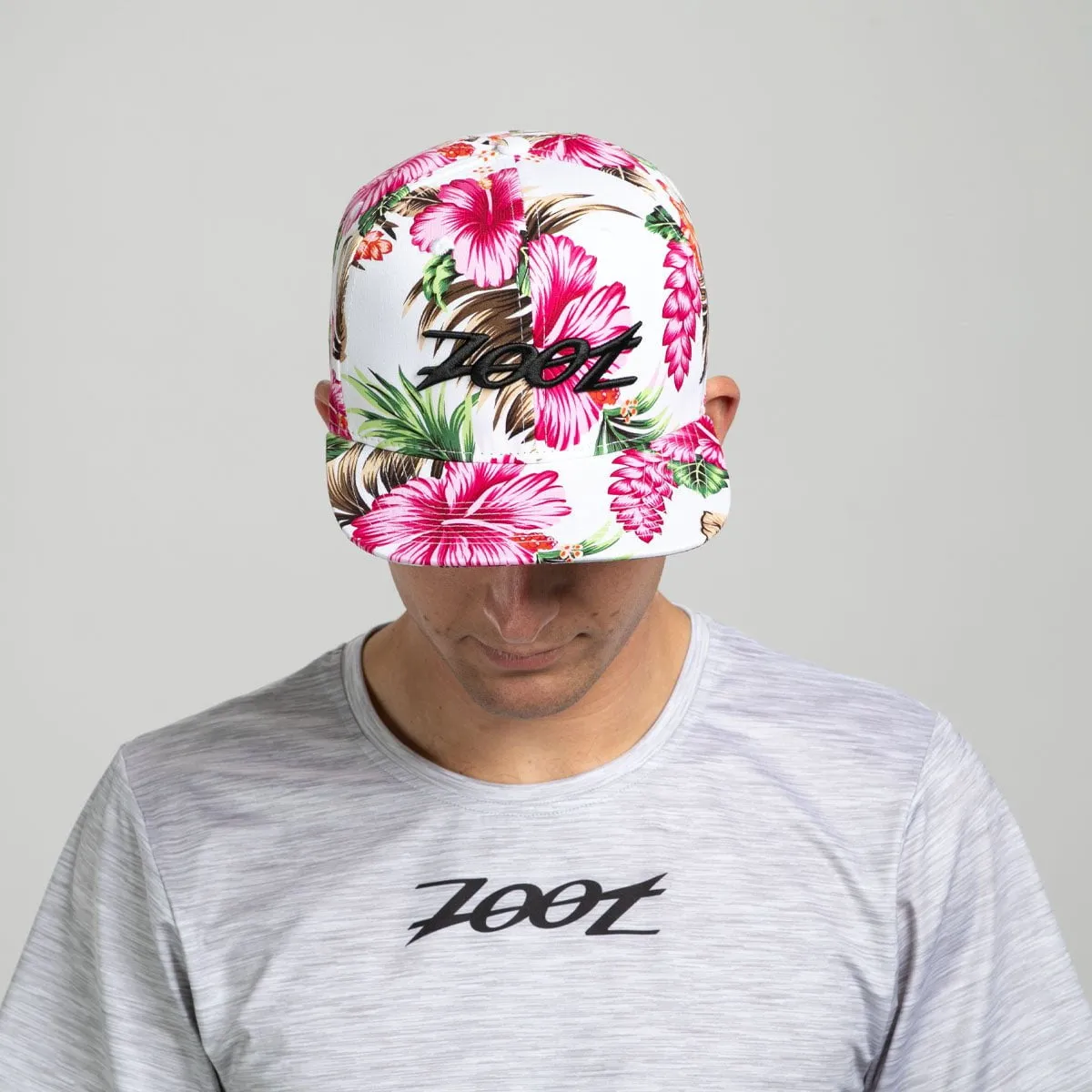 Unisex Flat Bill - Pink Floral