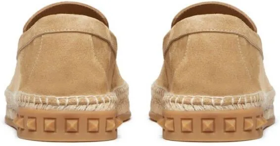 Valentino Garavani Leisure Flows suede espadrilles Neutrals