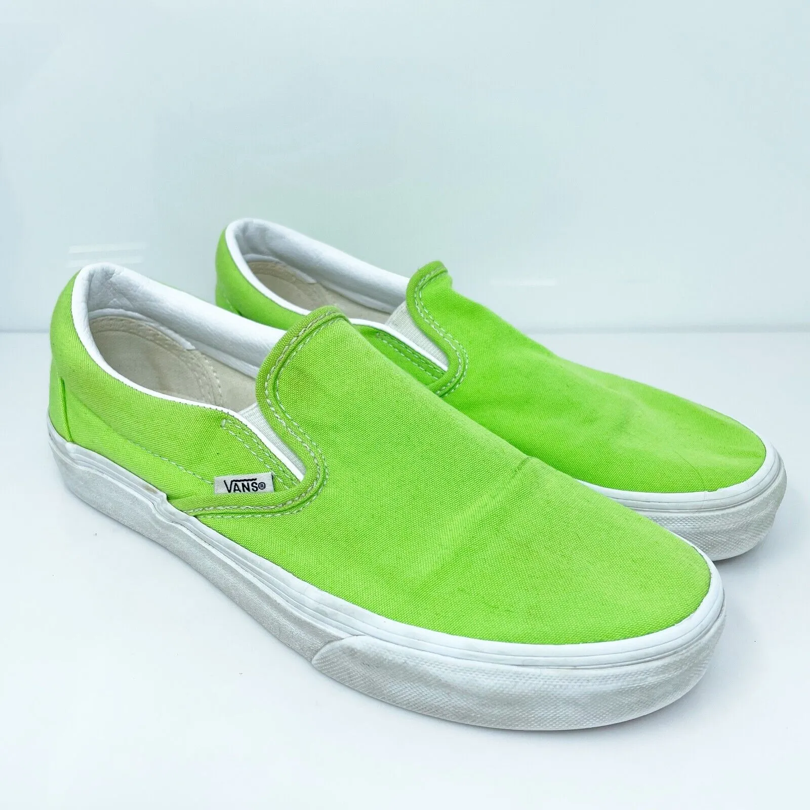 Vans Unisex Classic 721454 Green Casual Shoes Sneakers Size M 7 W 8.5