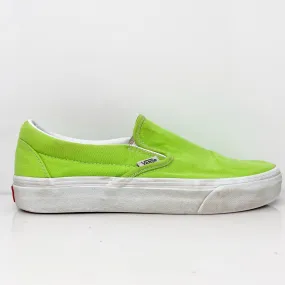 Vans Unisex Classic 721454 Green Casual Shoes Sneakers Size M 7 W 8.5