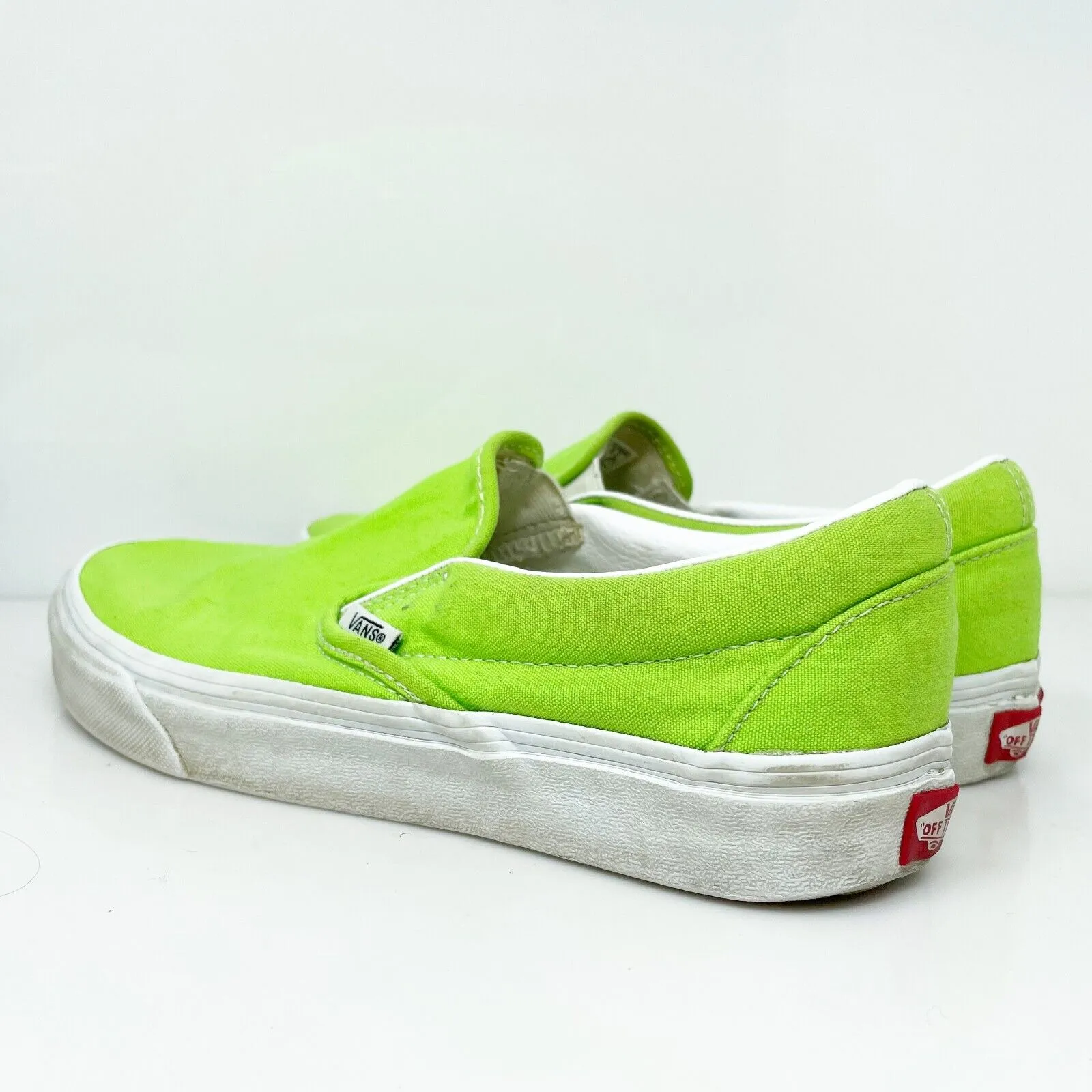 Vans Unisex Classic 721454 Green Casual Shoes Sneakers Size M 7 W 8.5