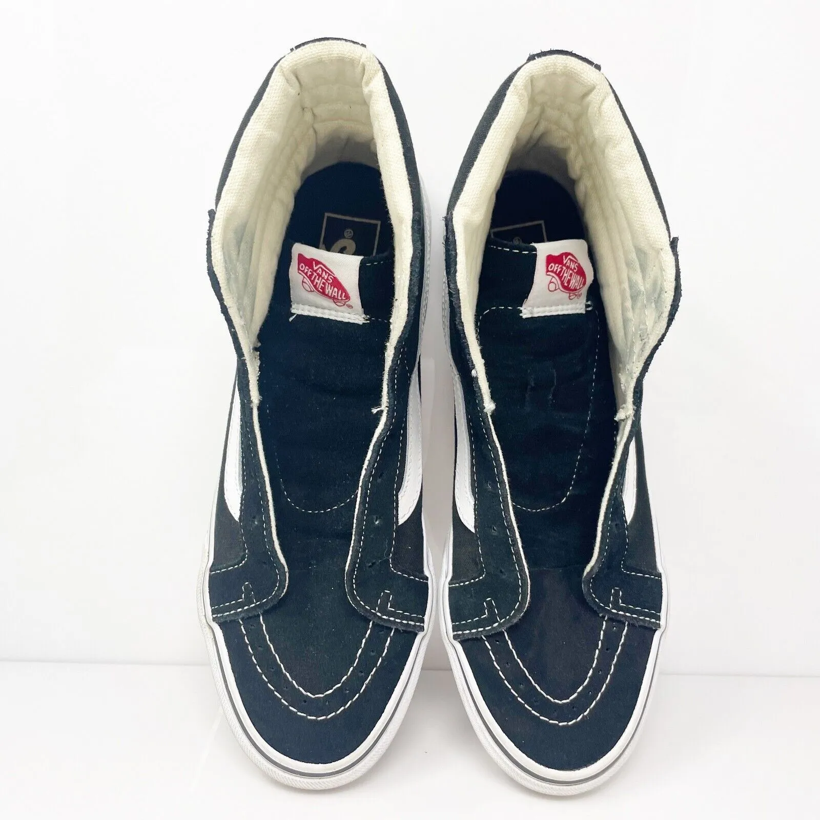 Vans Unisex Sk8 Hi 721278 Black Basketball Shoes Sneakers Size M 7 W 8.5