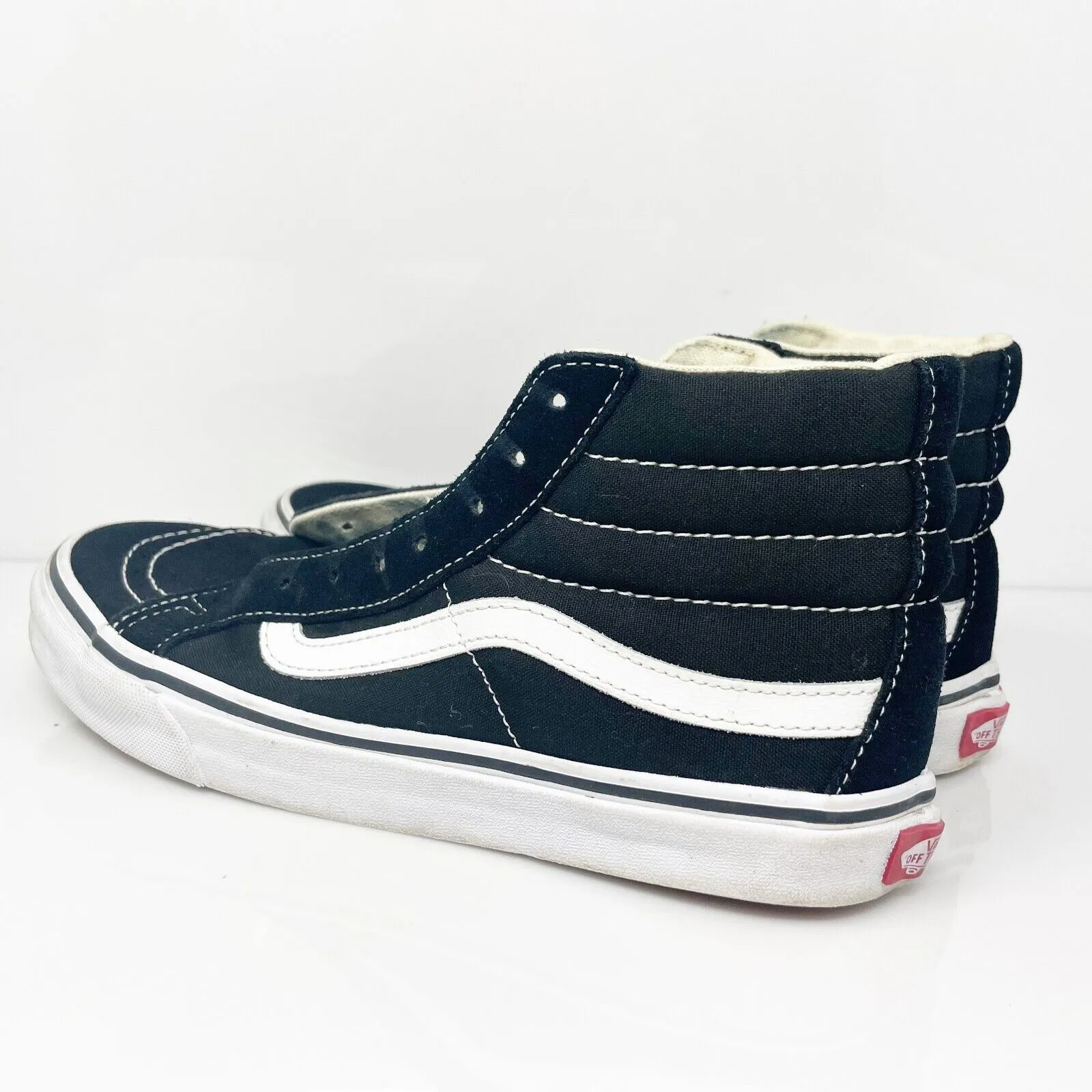 Vans Unisex Sk8 Hi 721278 Black Basketball Shoes Sneakers Size M 7 W 8.5