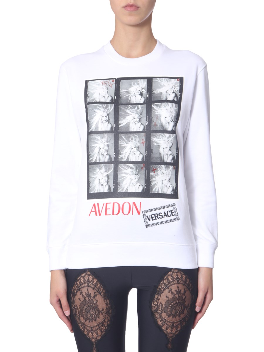 Versace Avedon Print Sweatshirt