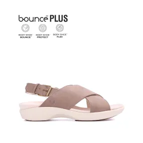 Vintage Grey Nubuck Dorri Slingback Sandals for Women