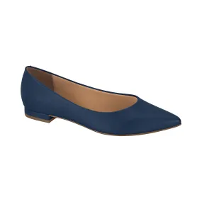 VIZZANO LADIES PELICA FLAT SHOES NAVY