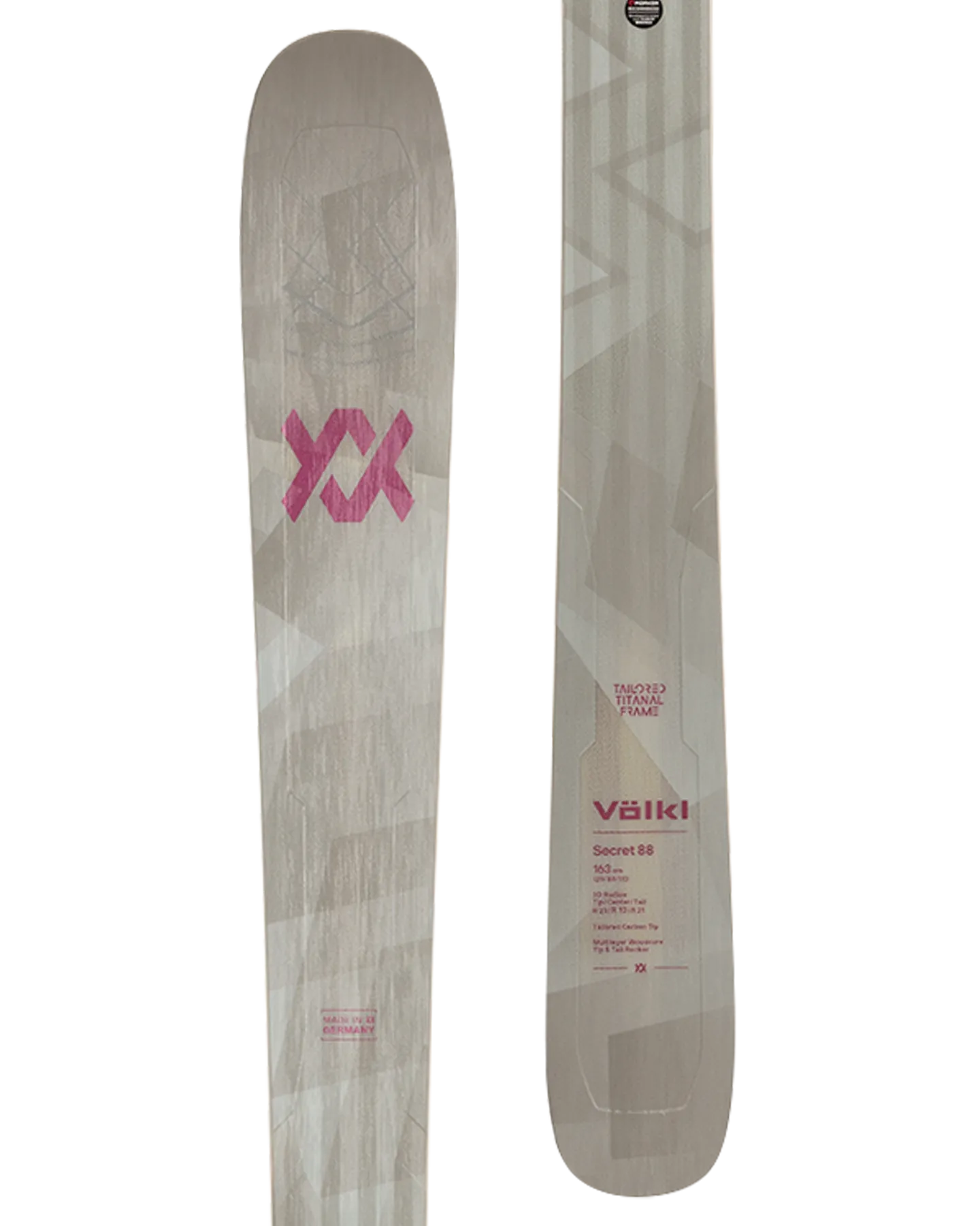 Volkl Secret 88 Flat Snow Skis - 2025 | Shop Skis at Trojan Wake Ski Snow & Snow Skiers Warehouse