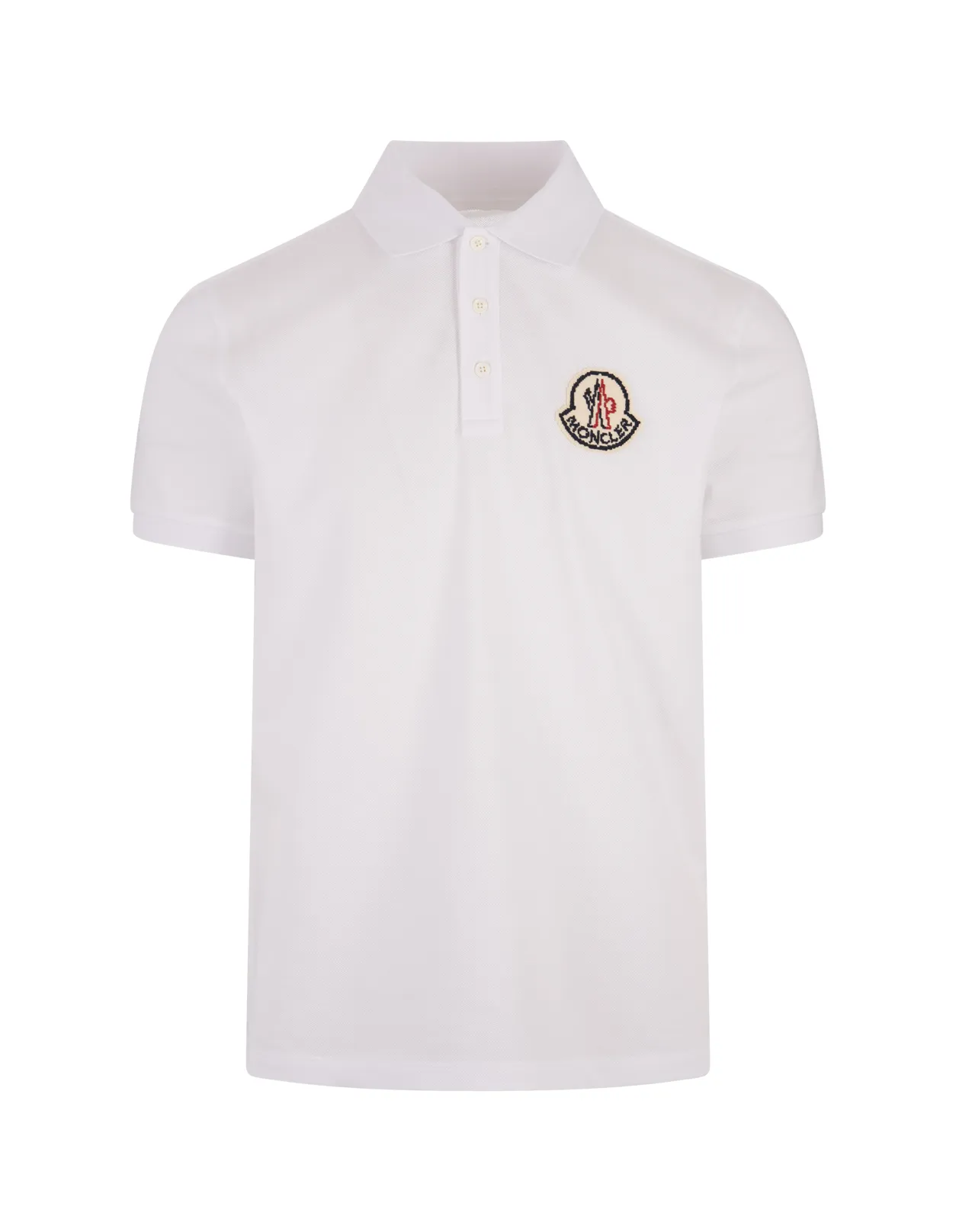 White Logoed Polo Shirt