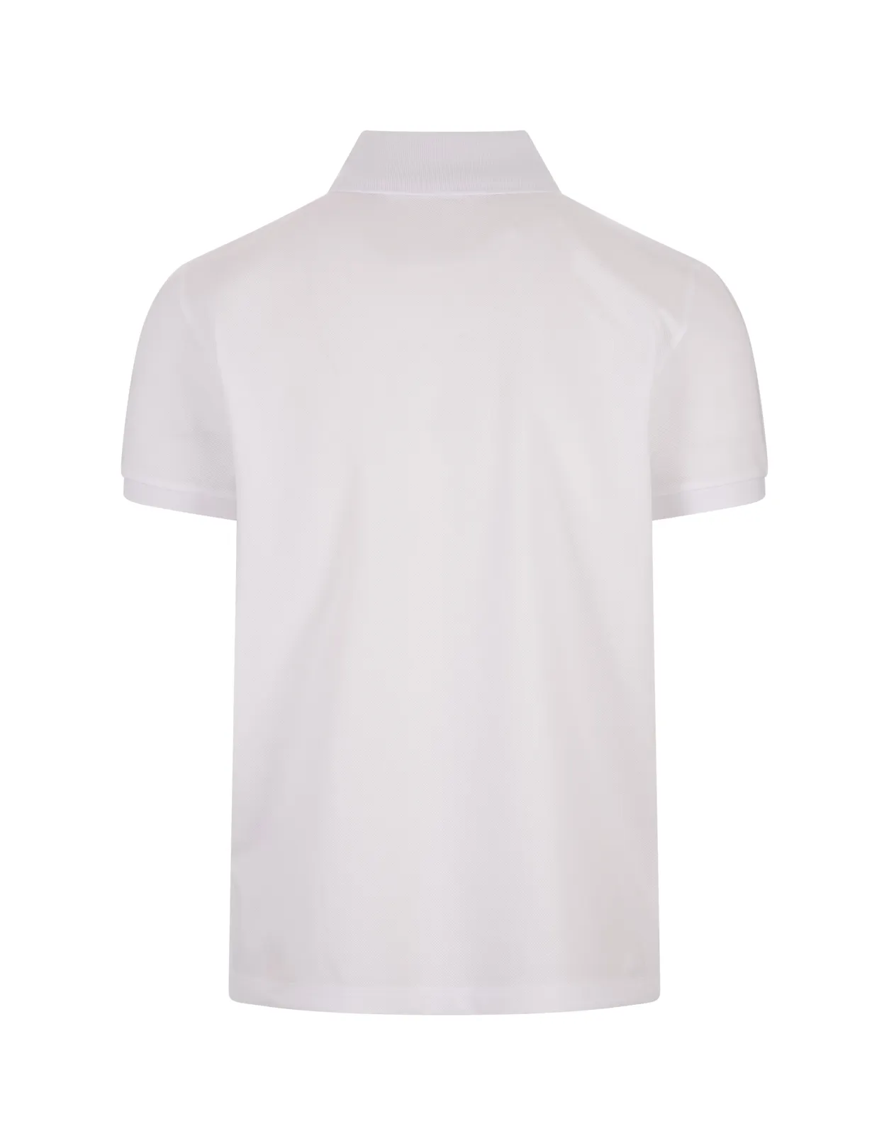 White Logoed Polo Shirt