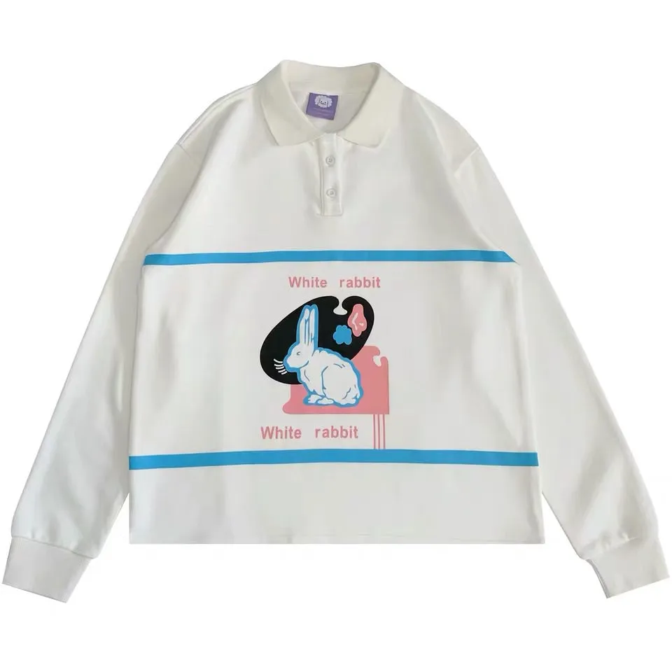 WHITE RABBIT POLO SWEATSHIRT BY31903