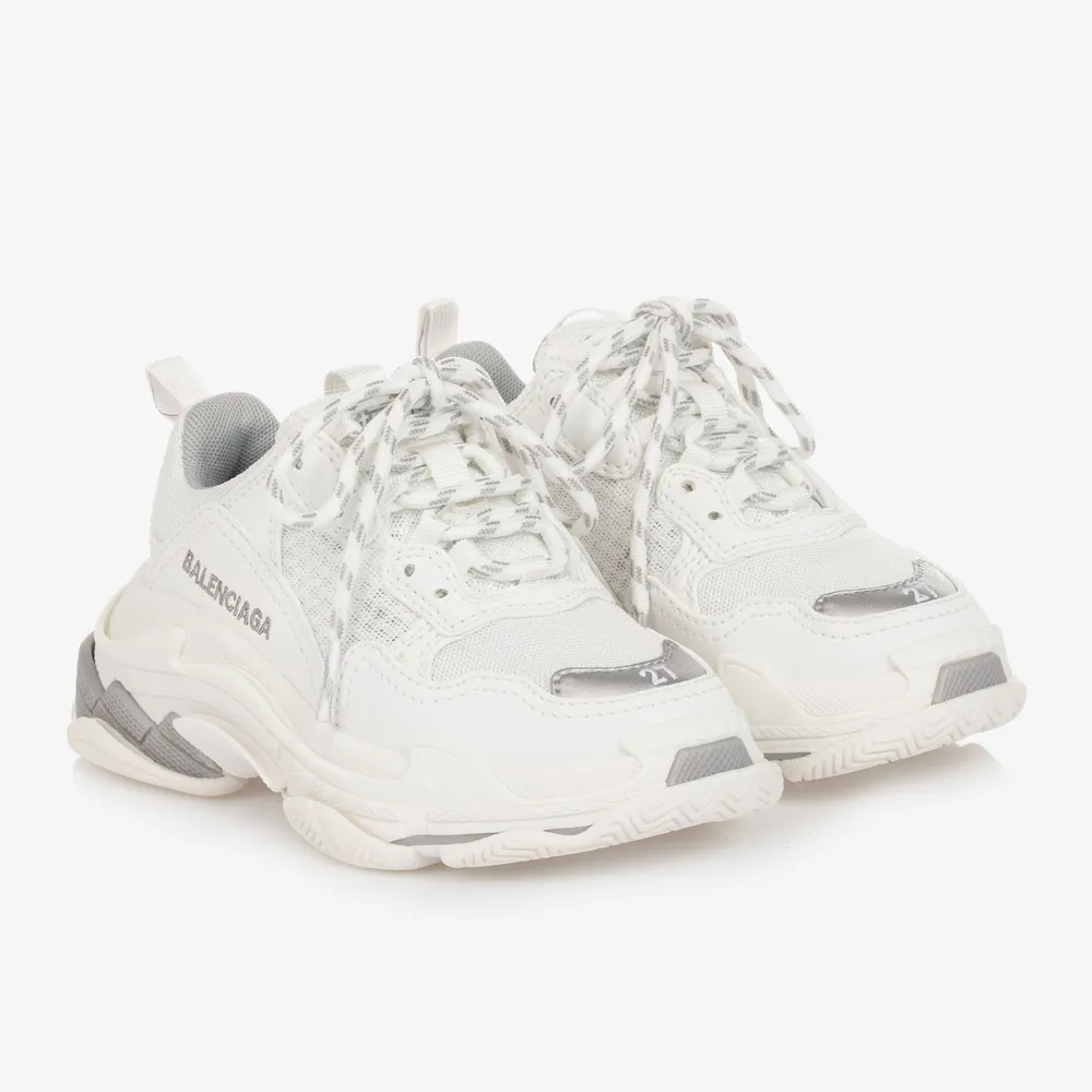 White Triple S Trainers