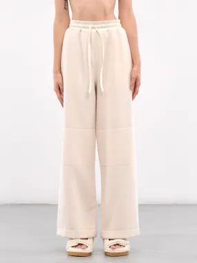 Wide Leg Drawstring Trousers (J40KA0250-J20228-OFF-WHITE)